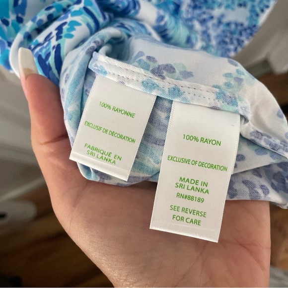 LILLY PULITZER JOAN TUNIC DRESS Size S NWT Shell Me You Love Me Print - Picture 7 of 7